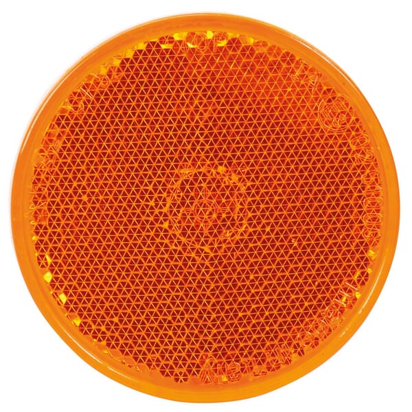 Catadioptre rond orange Ø60mm adhesif · réf. 488880
