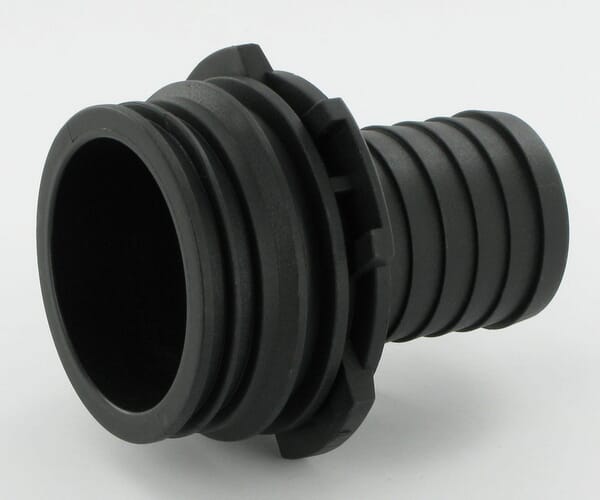 Raccord de tuyau droit 40 mm avec connexion mâle T7 · réf. 1091740