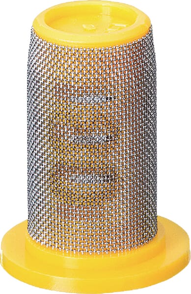 Filtre à buse 80 mesh en acier inoxydable jaune TeeJet — réf. 8079PP80