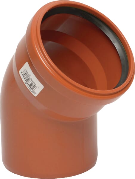 Coude PVC 125 mm x 30° · réf. 16151125030