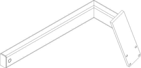 Kladk. ram. pro kladku R36 l.