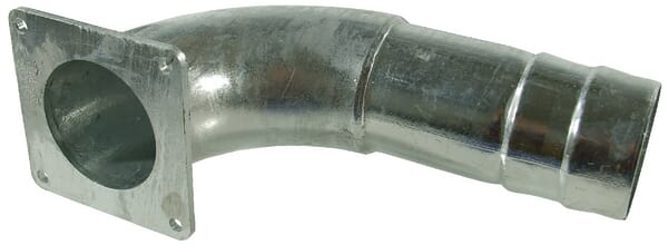 Oblouk 90°+příruba +Vývodka/hubice 5"