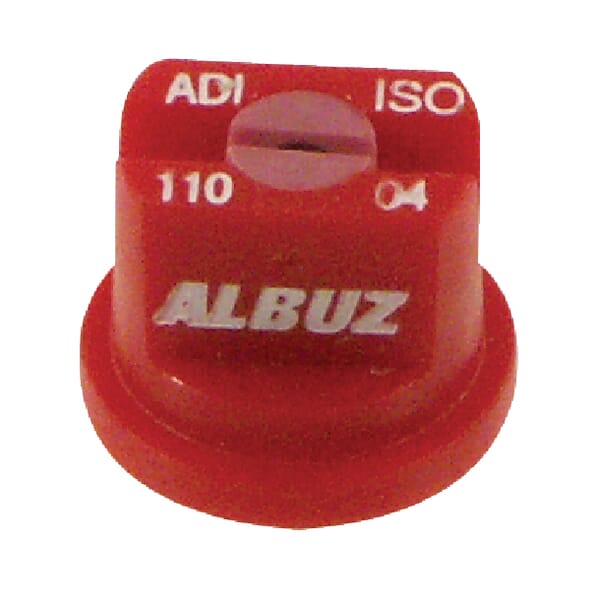 Buse à jet plat AD 110° 04 rouge céramique Albuz · réf. ADI11004