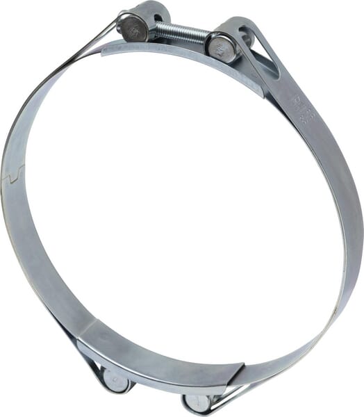 Hadicová spona dvojitá, 180–190 mm, dvojitý šroub, DIN912, pozinkovaná, Kramp