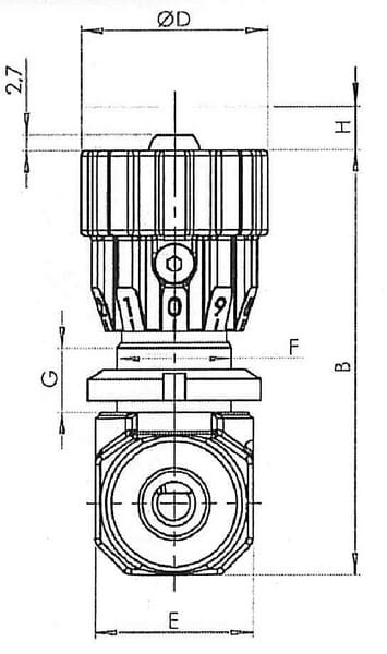 Clapet antiretour d'étranglement M04-0,5-1/4 vue 5