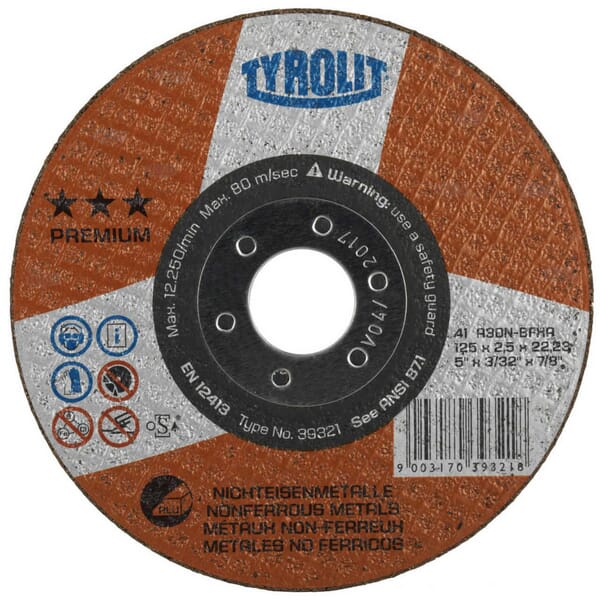 Disque à tronçonner Prem.No-Fe 115x2,5 — réf. 39624