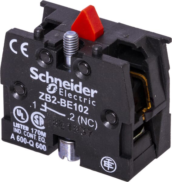 ZB2-BE102 élément de cont. 1V NC — réf. ZB2BE102