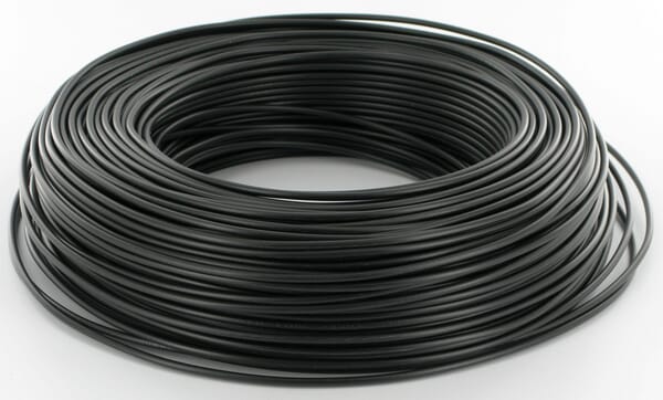 PVC kabel.žíla černá 1,5 mm²