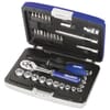E194672 case with 45 socket wrenches and accessories 1/4"