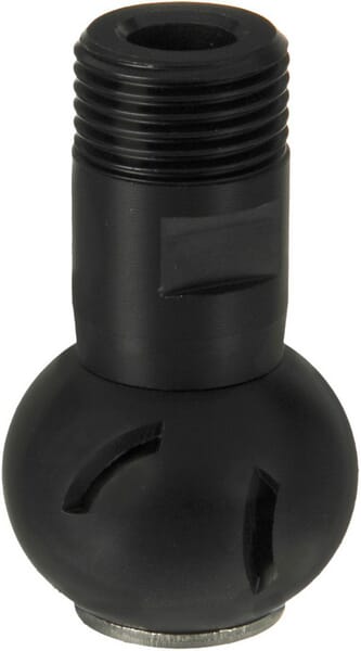 Buse de rinçage rotative en polymère, filetage mâle 1/2" · réf. 16131