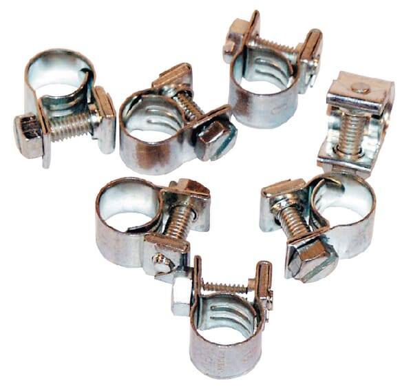 Upínací spony zinkované podle DIN 3017