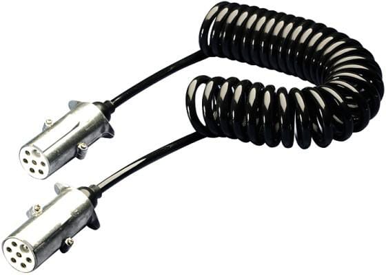 Câble spiralé métal 24 V 7 pôles DIN/ISO 3731 · réf. 8KA004797081