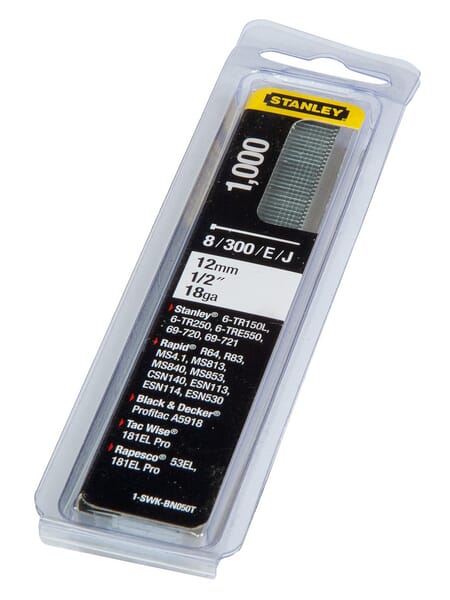 Clou 12mm type J - 1000 pièces · réf. 1SWKBN050T