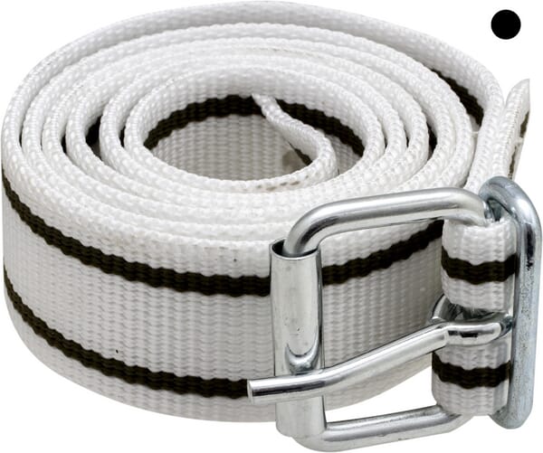 Collier 40 mm 1,35 cm blanc/noir — réf. 20878