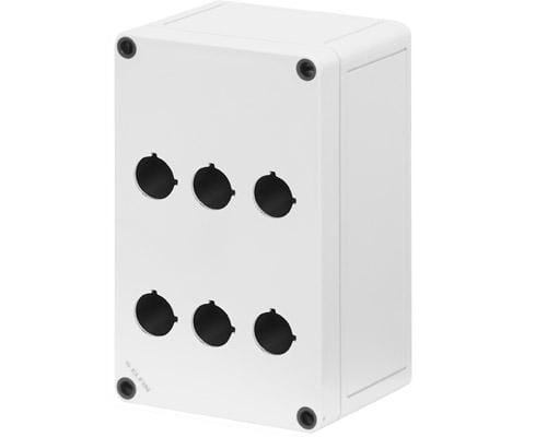 Boîtier touch. 6 hl 22 mm H=90 mm · réf. 080CS11189P6