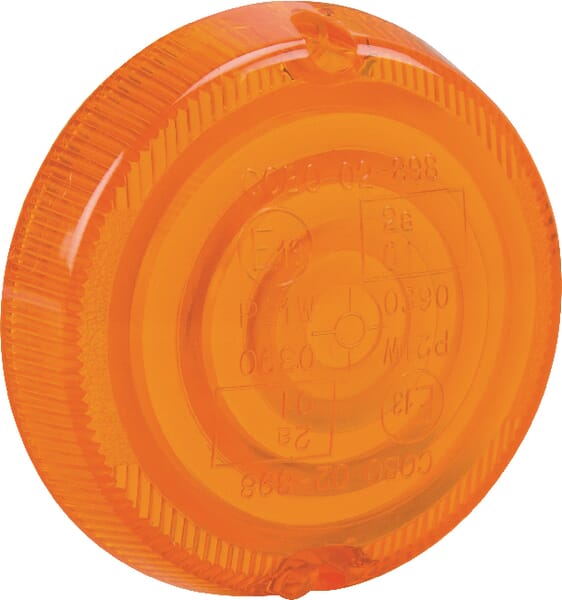 Cabochon rond orange Cobo · réf. 0289810101