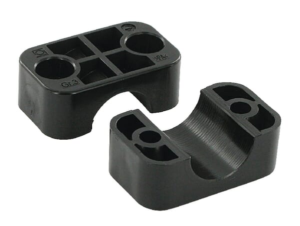 Demi-coq. noire lisse A3 23mm · réf. RS911323PAG