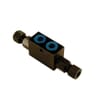 Double pilot check valve