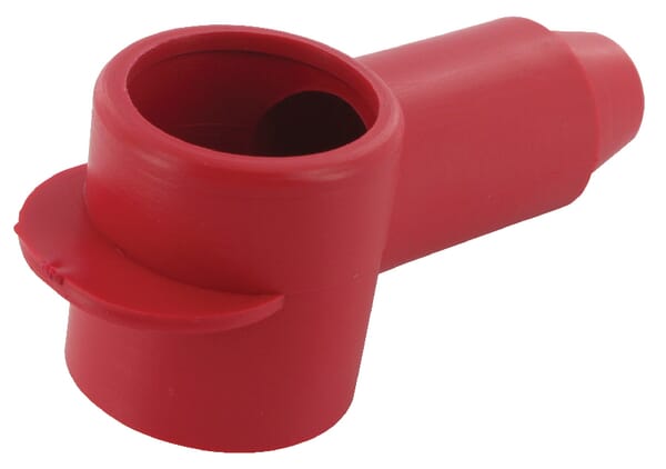 Coiffe de protection rouge vue 2