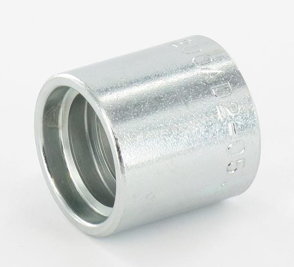 Jupe à sertir Ø25x24,7mm DN8 acier / zingué Alfagomma · réf. SFAD208
