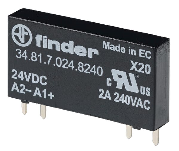 SSR, 24 Vcc, sort. 2 A 240 Vca · réf. 348170248240
