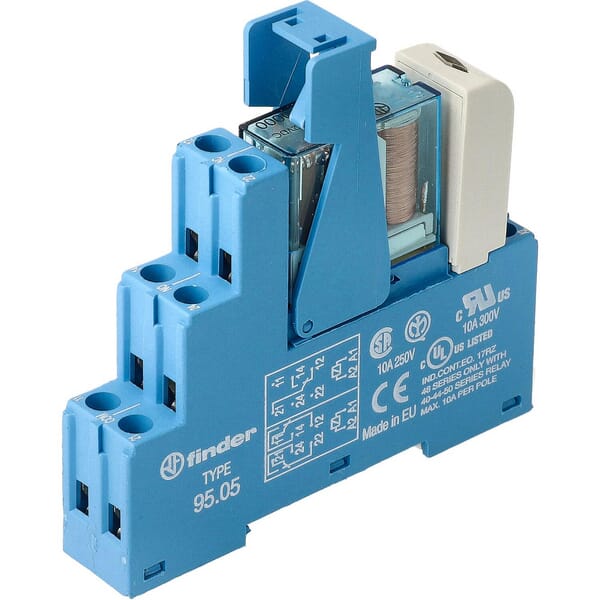 Interface relais Mod. borne à vis 2CO 8A/12V DC SENS/Agni/LED/diode · réf. 485270120050
