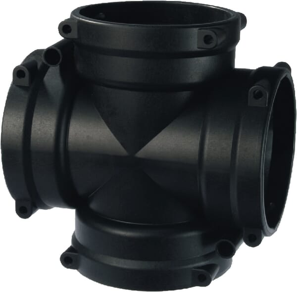 Raccord 4 voies 90° T9F · réf. 159099