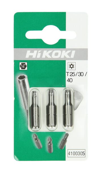 Embouts Torx 1/4" avec trou T30-25 mm · réf. 4100305