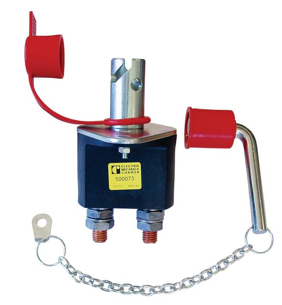 Coupe batterie, utilisation intensive avec système de verrouillage · réf. LA500073
