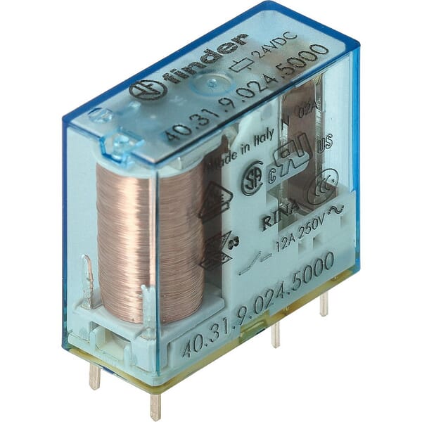 PCB/Connecteur enfichable 3,5 mm, brochage 1CO 10 A/24 V CC/Agni+Au/lavage étanche · réf. 403190245001