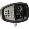 Headlight LED, LH heavy duty, 22/32W, rectangular, 12-24V, 240x127x164mm, Deutsch 6-pin, Heated, High beam/Low beam, Kramp