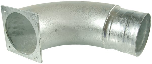 Oblouk 90°+příruba 8"+Vývodka/hubice