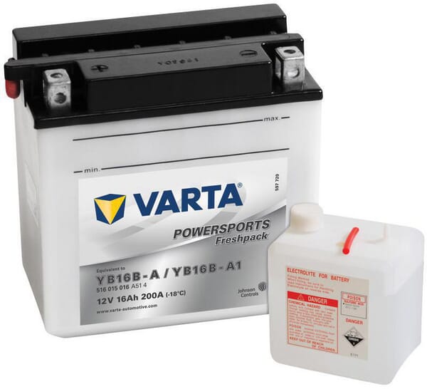 Käynnistysakku Varta 12V 16Ah 200A - Auton Akut ja Ajoneuvoakut - 516015020I314PS - 1