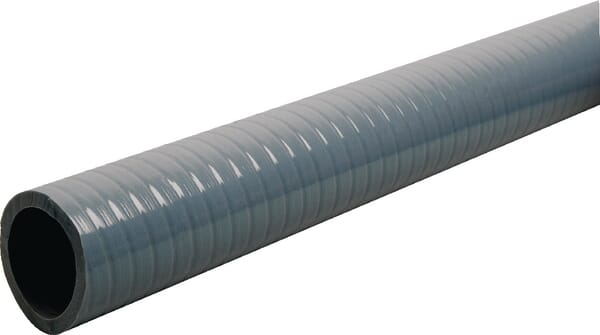 PVC sací a tlaková hadice šedá s ocelovou spirálou