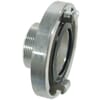 Quick coupling male coupler with male threat Aluminium