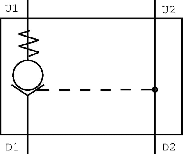 Clapet anti-retour piloté VBPS vue 2
