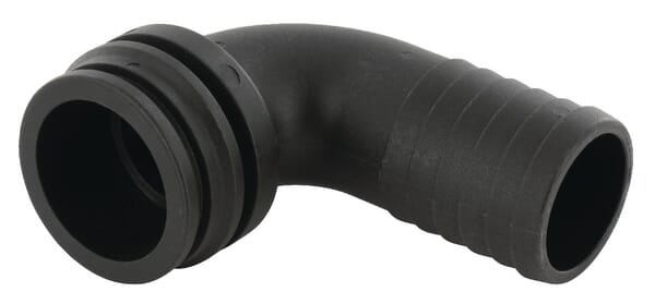 Raccord de tuyau 90° 40 mm avec connexion mâle T6 · réf. 1191640