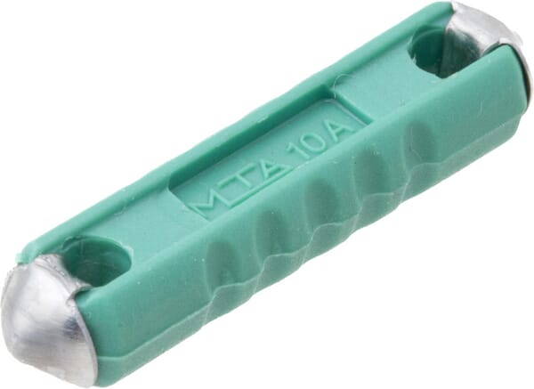 Fusible stéatite 10A longueur 25mm vert pack 50x · réf. SI12010
