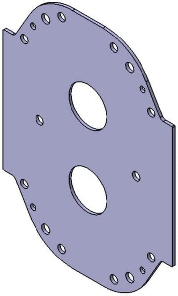 Plaque de protection du boîtier — réf. 11602600