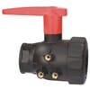 2-way ball valve, series 455 with raised lever