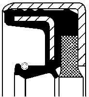 Joint combi 75x102x14 72NBR — réf. 3019953X1N