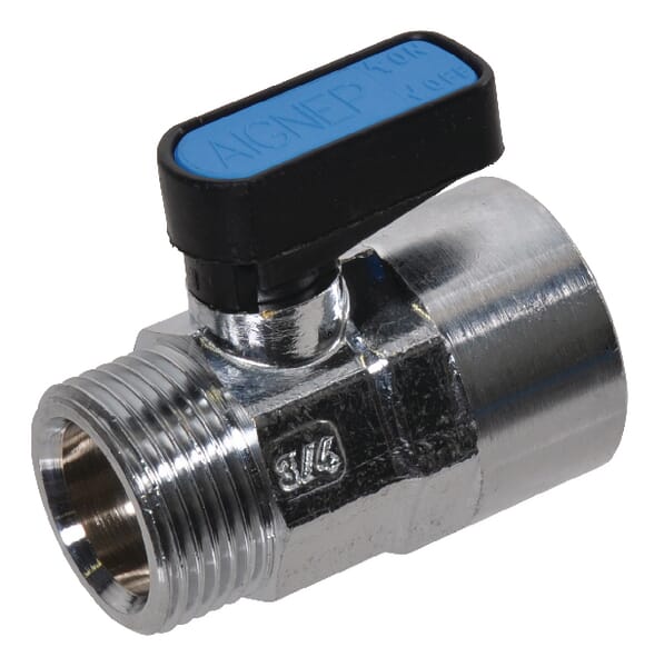 Vanne bois. sph. mini 1/2" f/m — réf. 249100