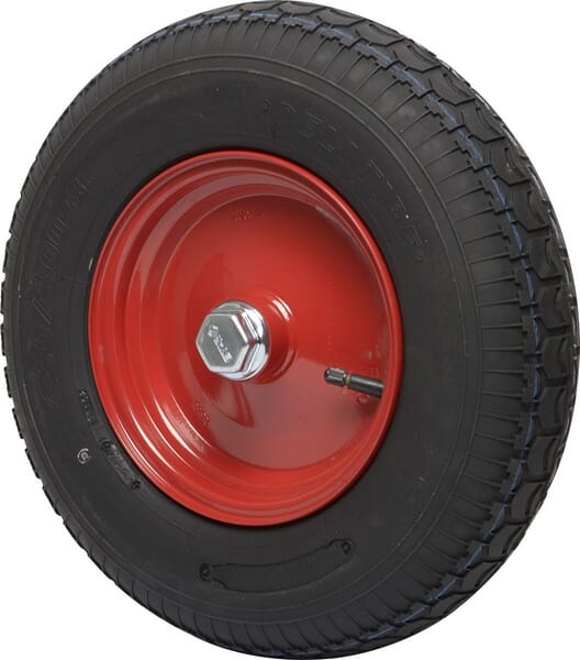 Roue 4.00x8 6PR ST15 Ø20/25x115 jante en acier · réf. W400862025115