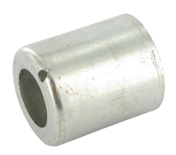 Jupe pour tuyau de climatisation Ø29x35mm DN18 acier / zingué / blanc passivé · réf. KL070407