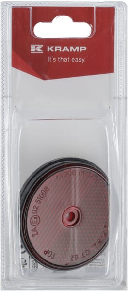 Catadioptre rond rouge Ø60mm (2) — réf. KR484065P02B