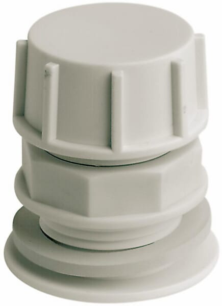 Vypouštěcí uzávěr s těsnicí průchodkou