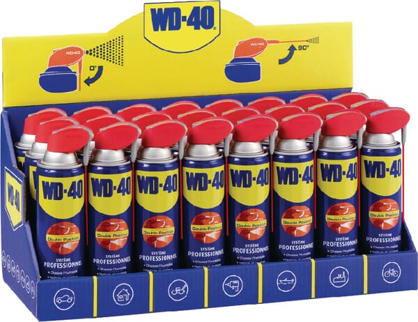 Présentoir WD40 multifonction 500ml (x 24pcs) · réf. WD40500SSDISPFR