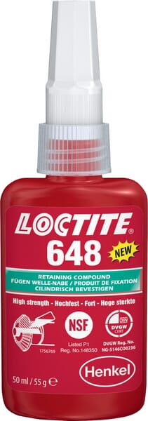 Colle pour roulement forte 648 - 50ml · réf. LC1804416