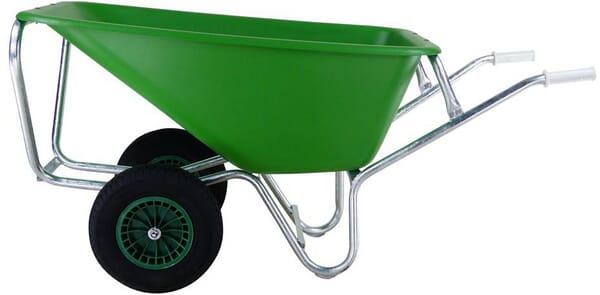 Brouette F&S 165-2 vert vue 7
