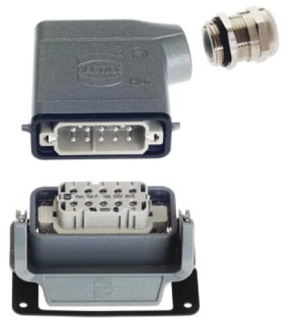 Connecteur cpl., encastré 10P · réf. HANKIT10AP